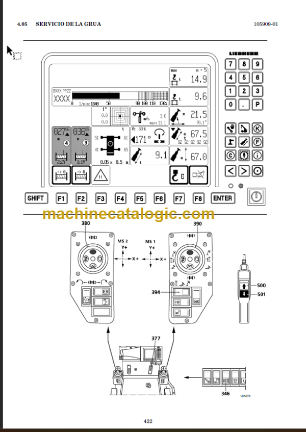 LIEBHERR Crane LTM 1250 6.1 Instruction Manual ESP