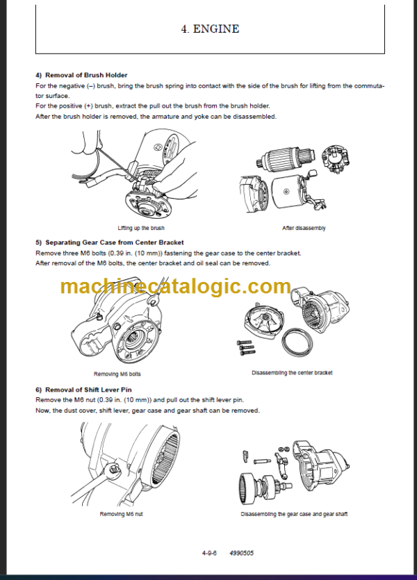 YANMAR SV100 SERVICE MANUAL