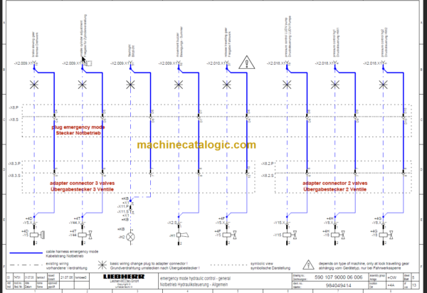 LIEBHERR HS855 HD TECHNICAL INFORMATION