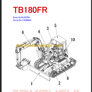 TAKEUCHI TB180FR Compact Excavator Parts Manual