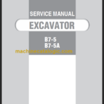 YANMAR B7-5-B7-5A SERVICE MANUAL