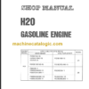 KOMATSU H20 SHOP MANUAL