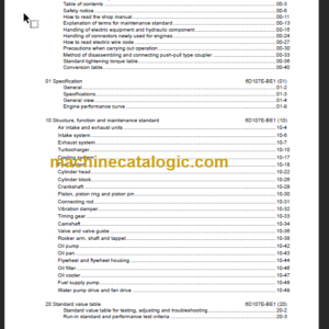 KOMATSU FD100-8 115-8 135-8150-8 160-7 SHOP MANUAL