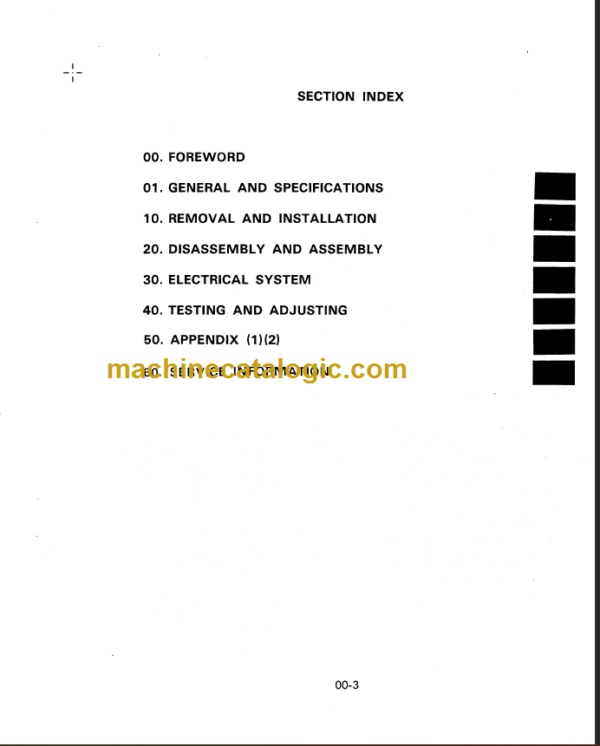 KOMATSU FB15SH 18SH 15H1 18H1-5 SHOP MANUAL