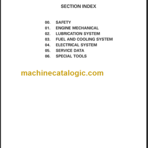 KOMATSU H20 SHOP MANUAL