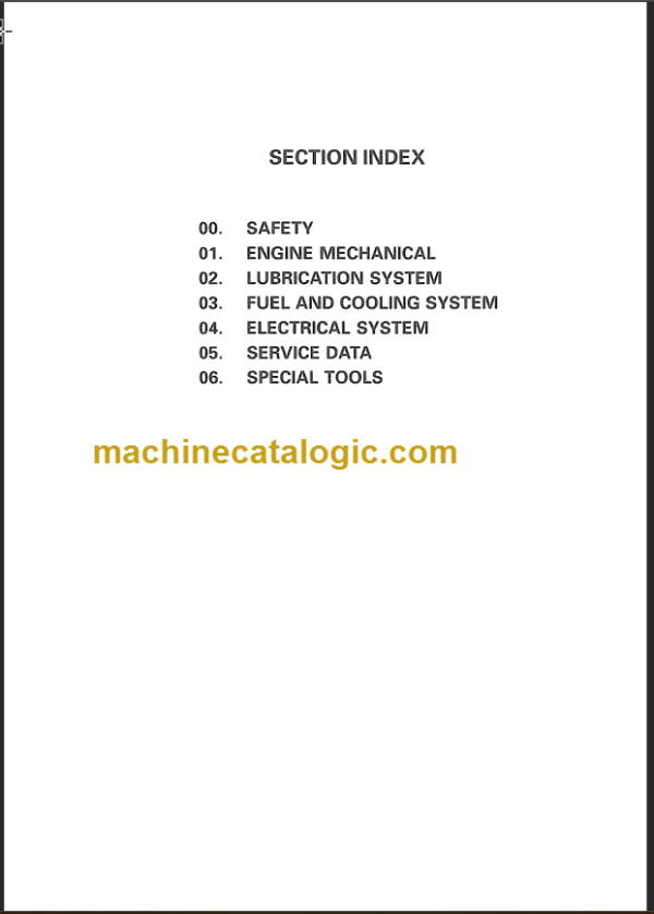 KOMATSU H20 SHOP MANUAL