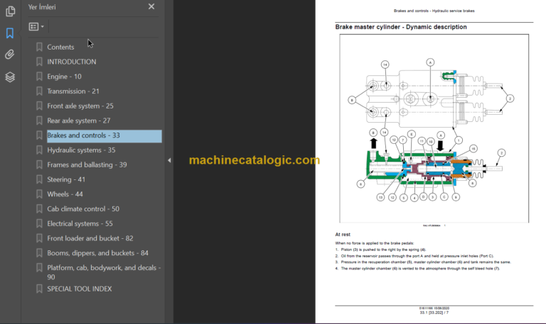 NEW HOLLAND B95C-B95CTC-B95 CLR-B110C TIER4B SERVICE MANUAL 2020