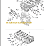 TAKEUCHI TB1160W Hydraulic Excavator Parts Manual EngineAC