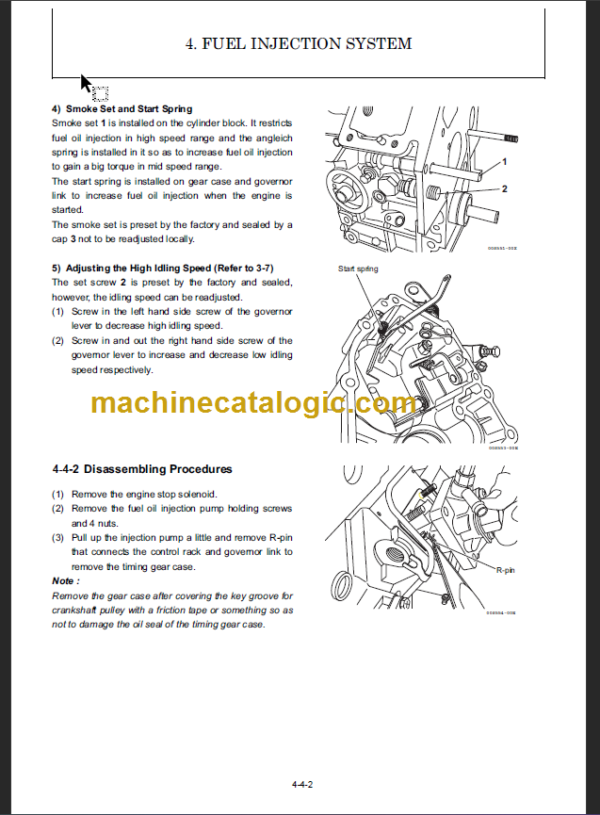 YANMAR SV08-1 SERVICE MANUAL