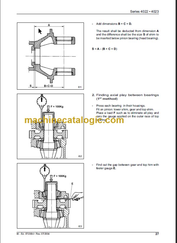 KOMATSU FB20H-2R FB20HG-2R SHOP MANUAL