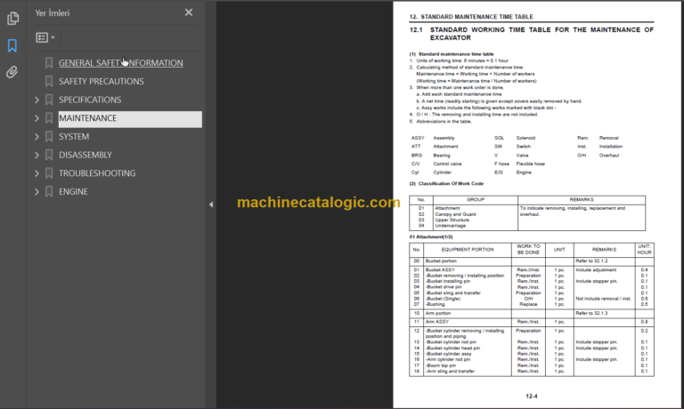 E55B TIER 4 SERVICE MANUAL