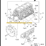 TAKEUCHI TB1160W Hydraulic Excavator Parts Manual EngineAC