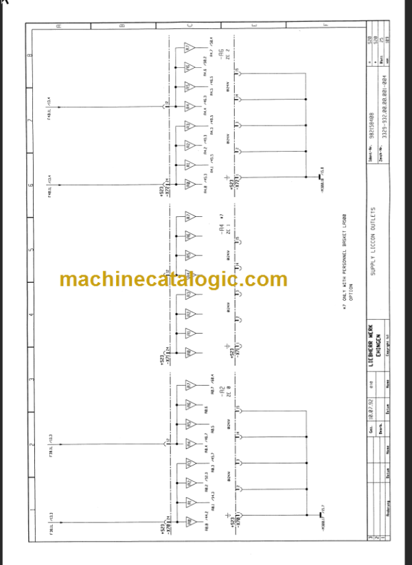 LIEBHERR LTM1050 SUPERSTRUCTURE