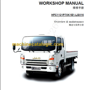 JAC MOTOR HFC1121P70K1E1-LG016 WORKSHOP MANUAL