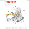 TAKEUCHI TB25FR Mini Excavator Parts Manual