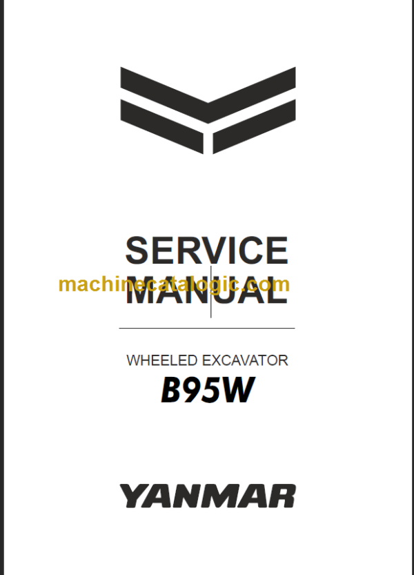 YANMAR B95W SERVICE MANUAL