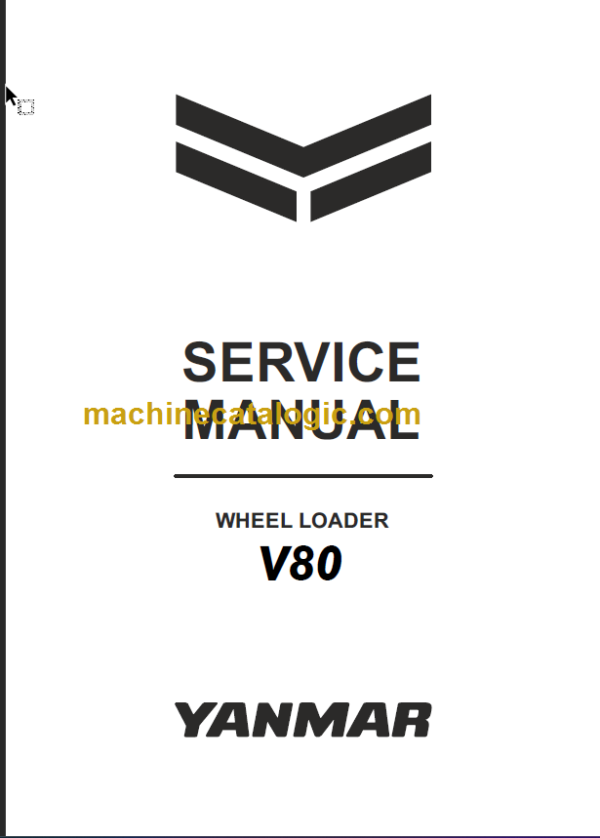 YANMAR V80 SERVICE MANUAL