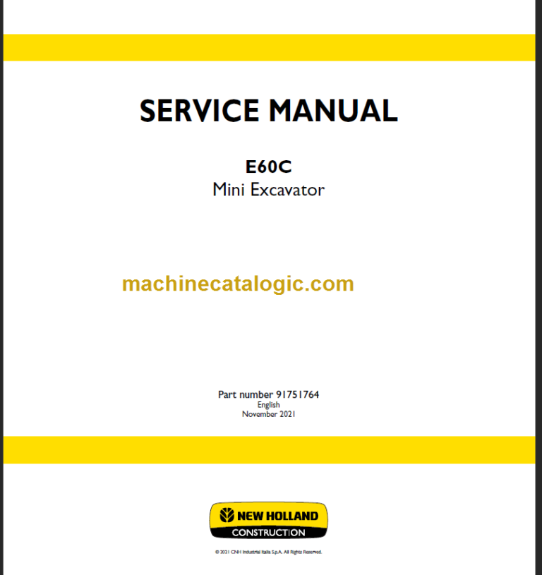 E60C SERVICE MANUAL