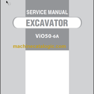 YANMAR VIO50-6A SERVICE MANUAL