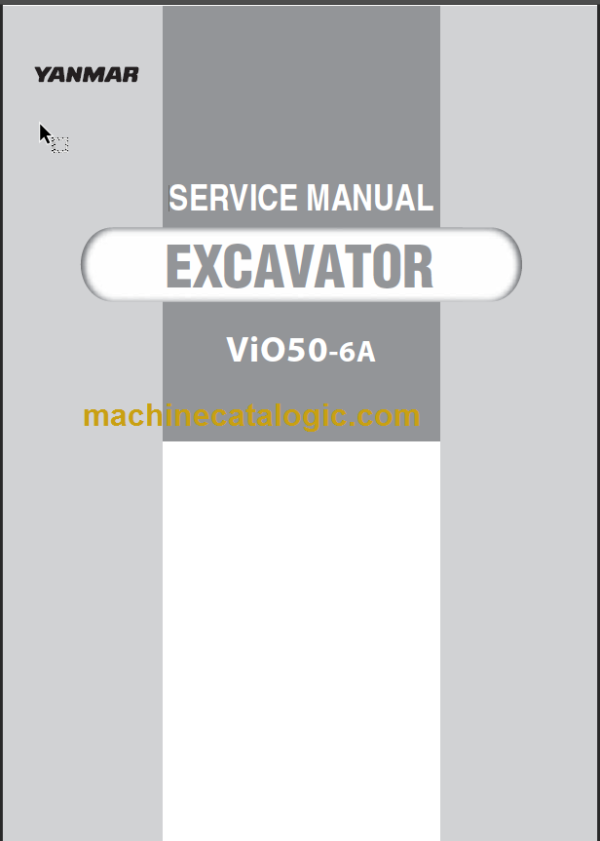 YANMAR VIO50-6A SERVICE MANUAL