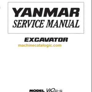 YANMAR VIO15-2 SERVICE MANUAL