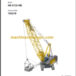 LIEBHERR HS8130 HD OPERATING MANUAL