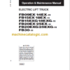 KOMATSU FB09EX 14EX 15EX 18EX-11 OPERATION MANUAL