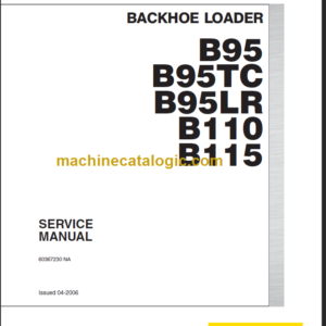 B95-B95TC-B95LR-B110-B115 SERVICE MANUAL