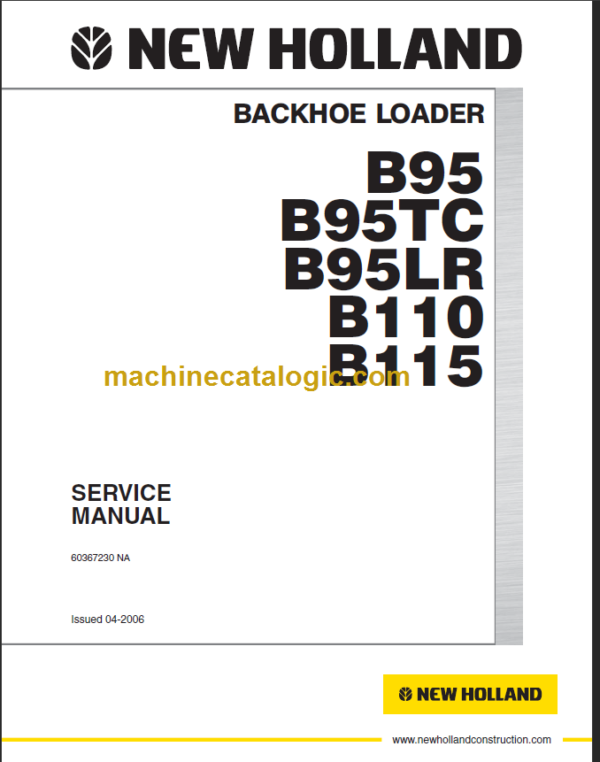 B95-B95TC-B95LR-B110-B115 SERVICE MANUAL