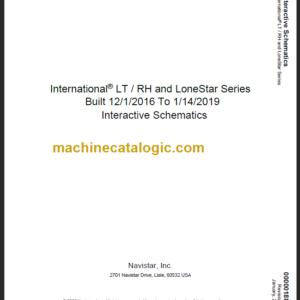 NAVISTAR LT-RH-LoneStar Series Interactive Schematics