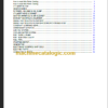 TAKEUCHI TB240 Mini Excavator Parts Manual Engine