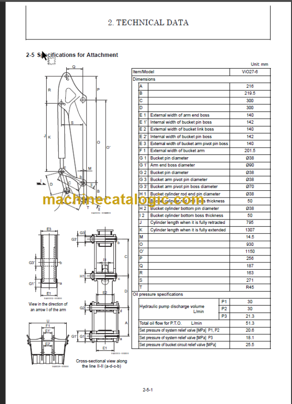 YANMAR VIO27-6 SERVICE MANUAL