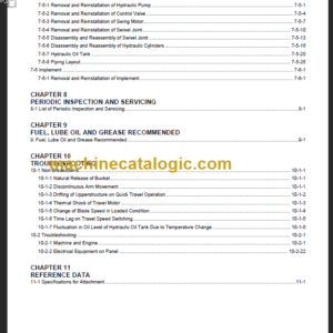 YANMAR VIO15-2 SERVICE MANUAL