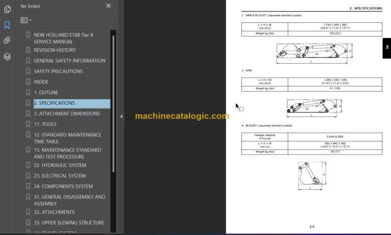 NEW HOLLAND E18B TIER 4 SERVICE MANUAL
