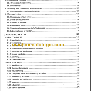 YANMAR 3TNV-4TNV SERVICE MANUAL