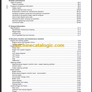 KOMATSU FH40-1 FH45-1 FG50-1 SHOP MANUAL