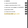 KOMATSU FB20SH-4 FB25SH-4 SHOP MANUAL