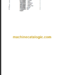 TAKEUCHI TB145 Compact Excavator Parts Manual