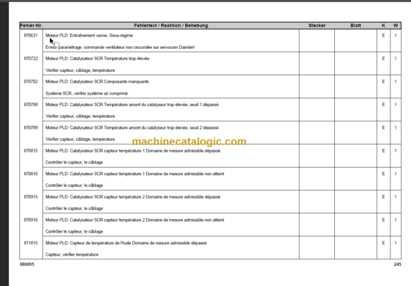 LIEBHERR LTM1030 2.1 Liccon Error Code