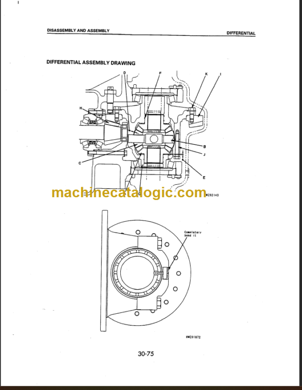 KOMATSU FD40Z 40 45-7 BEC07C1-01 SHOP MANUAL