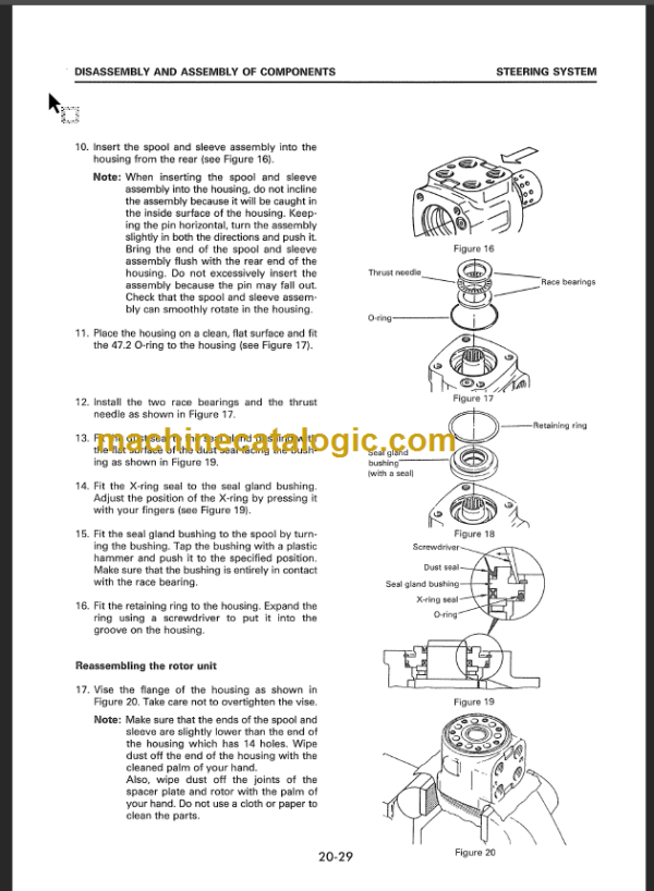 KOMATSU FB20SH-4 FB25SH-4 SHOP MANUAL