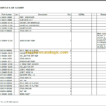 TAKEUCHI TB240 Mini Excavator Parts Manual Engine