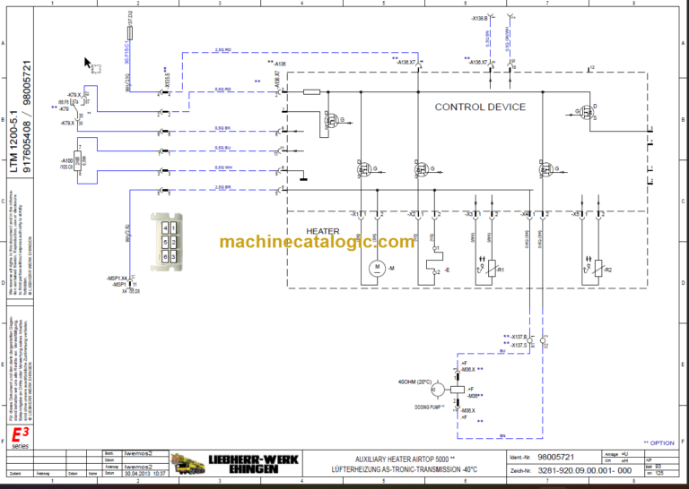 LIEBHERR LTM 1200-1220 ELECTRICITY SYSTEM