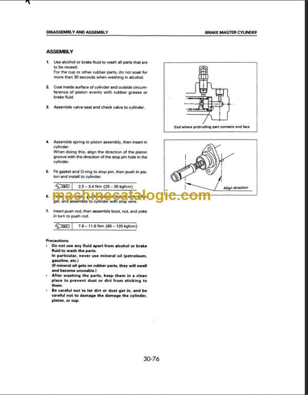 KOMATSU FG20 25 30-12 SHOP MANUAL