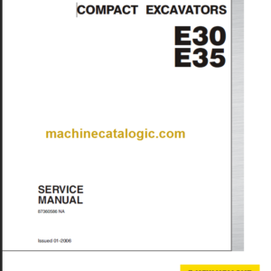 E30-E35 SERVICE MANUAL