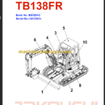 TAKEUCHI TB138FR Compact Excavator Parts Manual