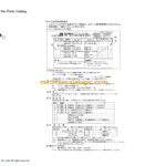 TAKEUCHI TB240 Mini Excavator Parts Manual