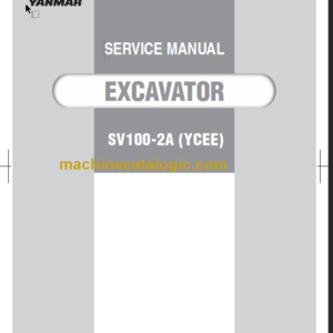 YANMAR SV100-2A SERVICE MANUAL