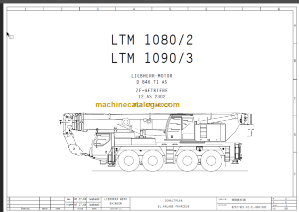 LIEBHERR LTM 1080-1090 MIT INTARDER