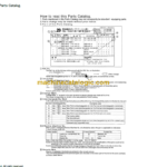 TAKEUCHI TB240 Mini Excavator Parts Manual